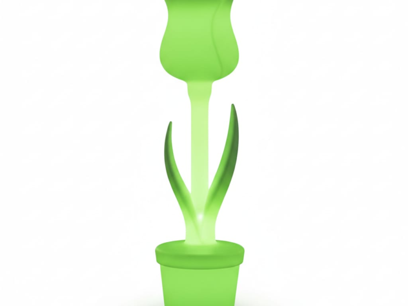 Lumi-Rose Acrylic LED Floor Light (Rechargeable)